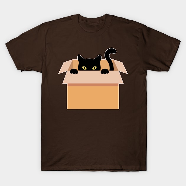 Cat in a box T-Shirt by Cute-Treasure